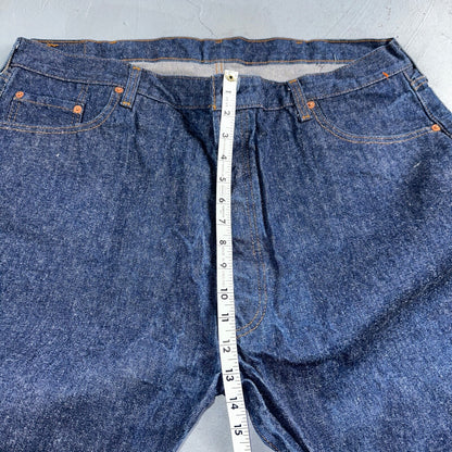 Levis 501 Vintage 80s USA XX Straight Leg Jeans Blue Dark Wash 46x30 Act 40x27