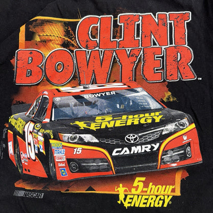 Chase Clint Bowyer NASCAR Vintage T Shirt Cars Racing Feel Energy Y2K Graphic