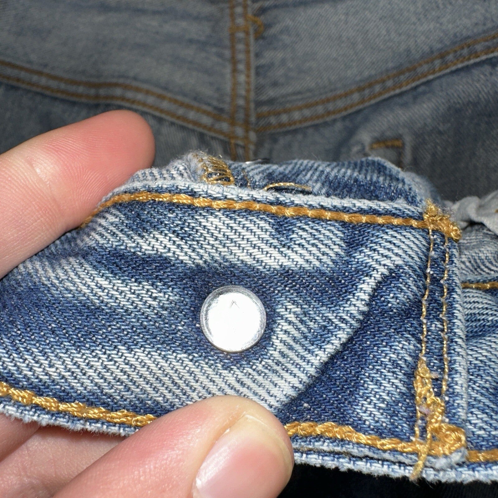 Levis 501 Vintage 90s Mexico Straight Leg Jeans 36x34 Y2K Light Wash Act 35x30