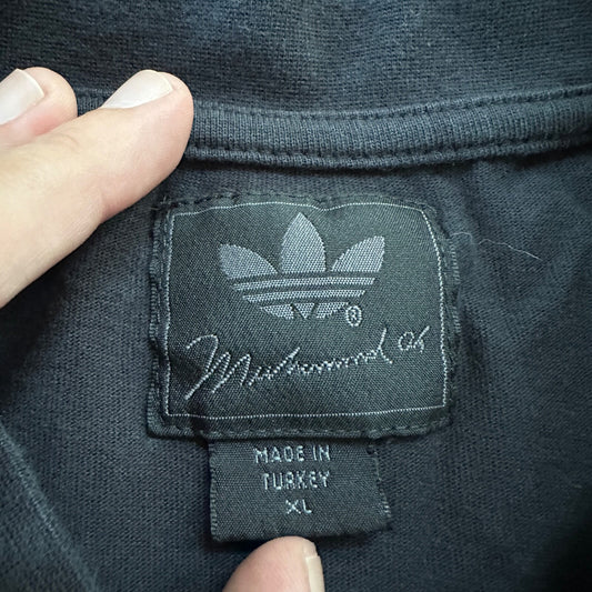 Adidas Muhammad Ali VTG T Shirt Y2K Rare Black Greatest XL Sports Boxing Legend