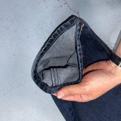 Levis 505 Vintage Y2K Straight Leg XX 2000s Jeans 34x30 Dark Wash Denim