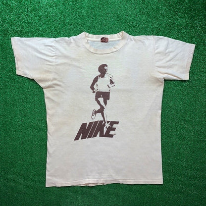 70s Marathon Runner Vintage Nike T Shirt USA Rare Oregon Prefontaine Geisha Rare