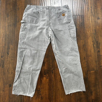 Carhartt B136 GVL Double Knee Carpenter Pants Size 44x34 (Fits 40x30) Dungaree