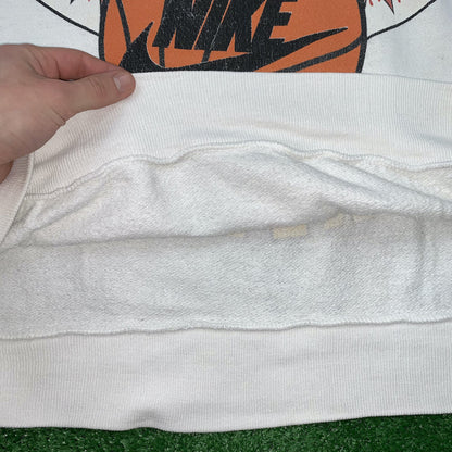 Nike Vintage Sweatshirt Mens T Shirt Sharks Crewneck AOP Basketball Jordan RARE