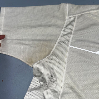 Nike Sphere VTG T Shirt 3M Check Textured Short Sleeve White/Yellow Tennis Sport