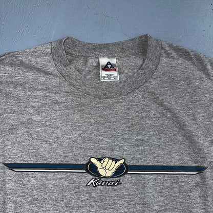 Kauai Hawaii Hang Loose VTG T Shirt Hippie Skater Stoner Cool 90s Peace Love