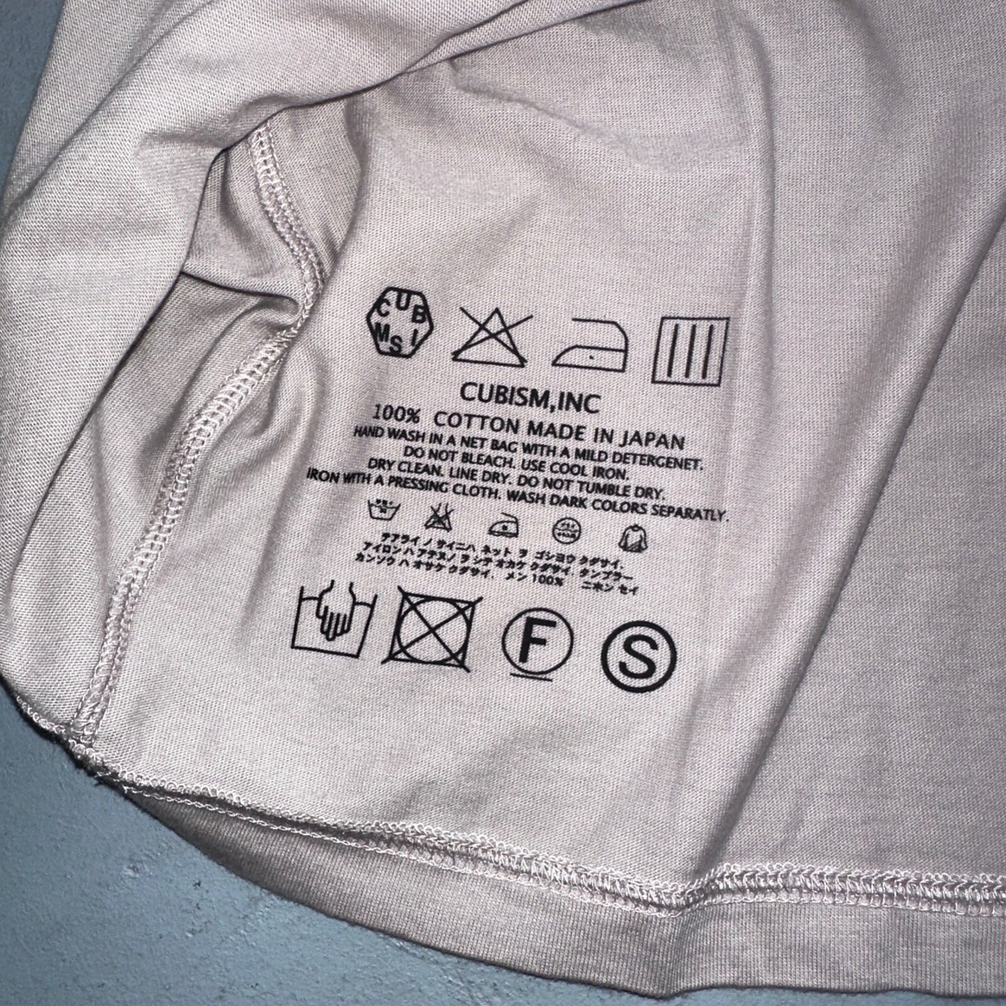 Visvim NWT V-Neck S/S Luxsic Light Purple Small 100% Authentic T Shirt Rare