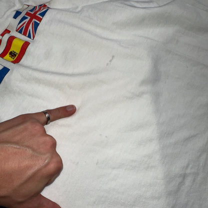 BMC Computer Software VTG T Shirt FOTL 90s Nerd Science PC Flags International