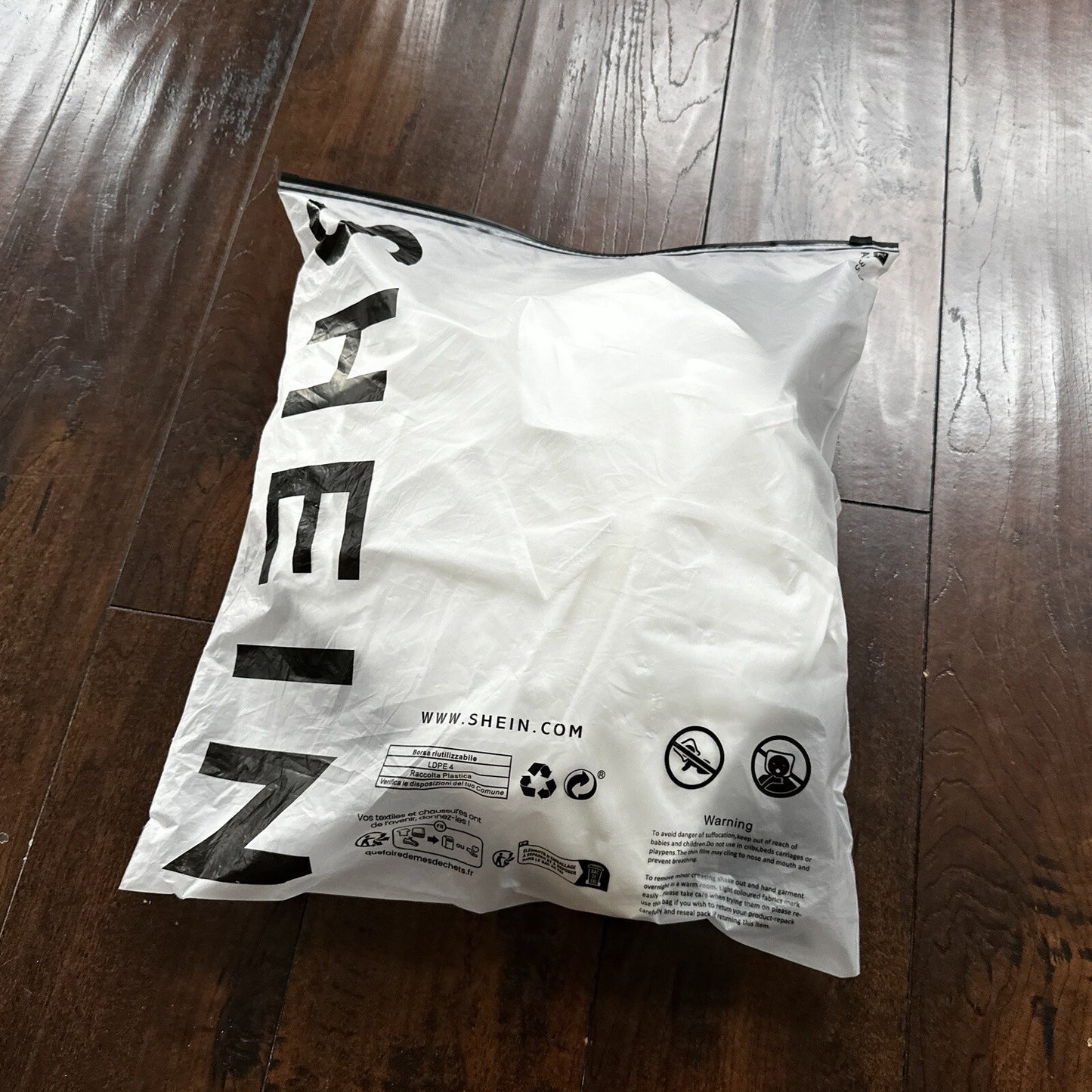 SHEIN MOD Ruched Bust Shirred Back Puff Sleeve Front Dress White Sexy Summer