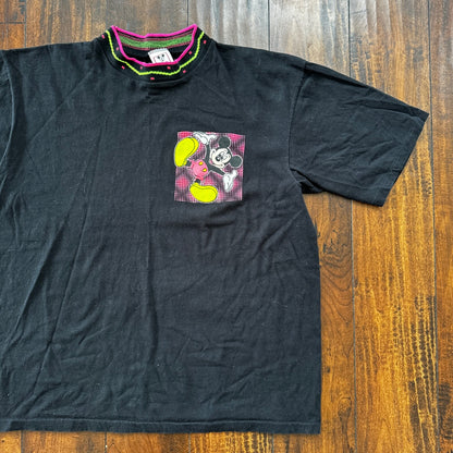 Mickey Mouse Disney USA 90s Single Stitch Vintage T Shirt Cute Funny Land Tee