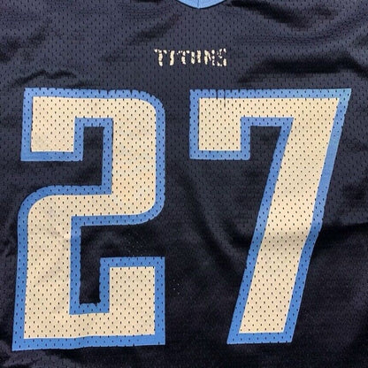 Vintage Eddie George #27 Tennessee Titans NFL Jersey Sword Logo Champion 52