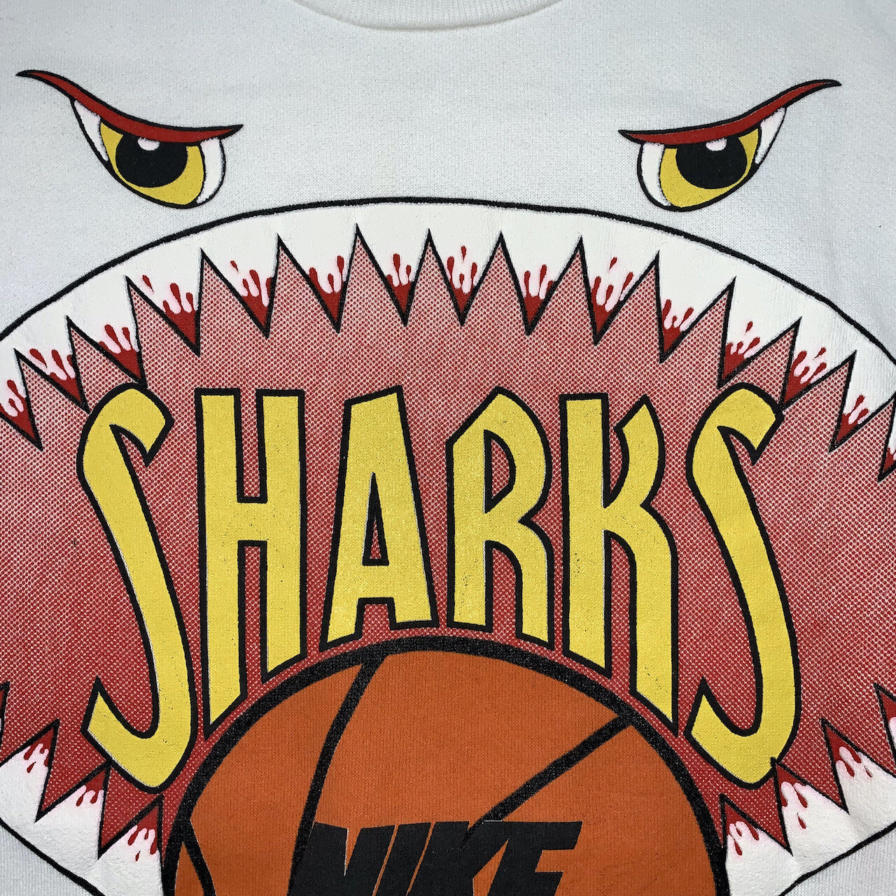 Nike Vintage Sweatshirt Mens T Shirt Sharks Crewneck AOP Basketball Jordan RARE
