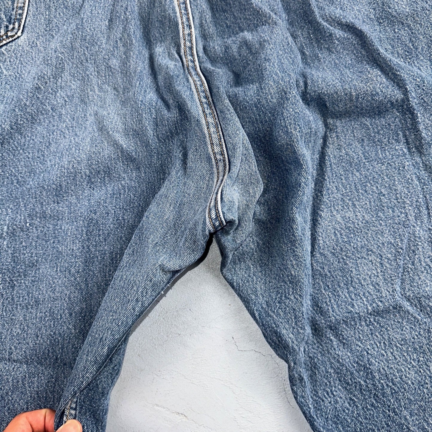 Levis 501 Vintage 90s USA XX Straight Leg Jeans Blue Light Wash 60x30 Act 56x27