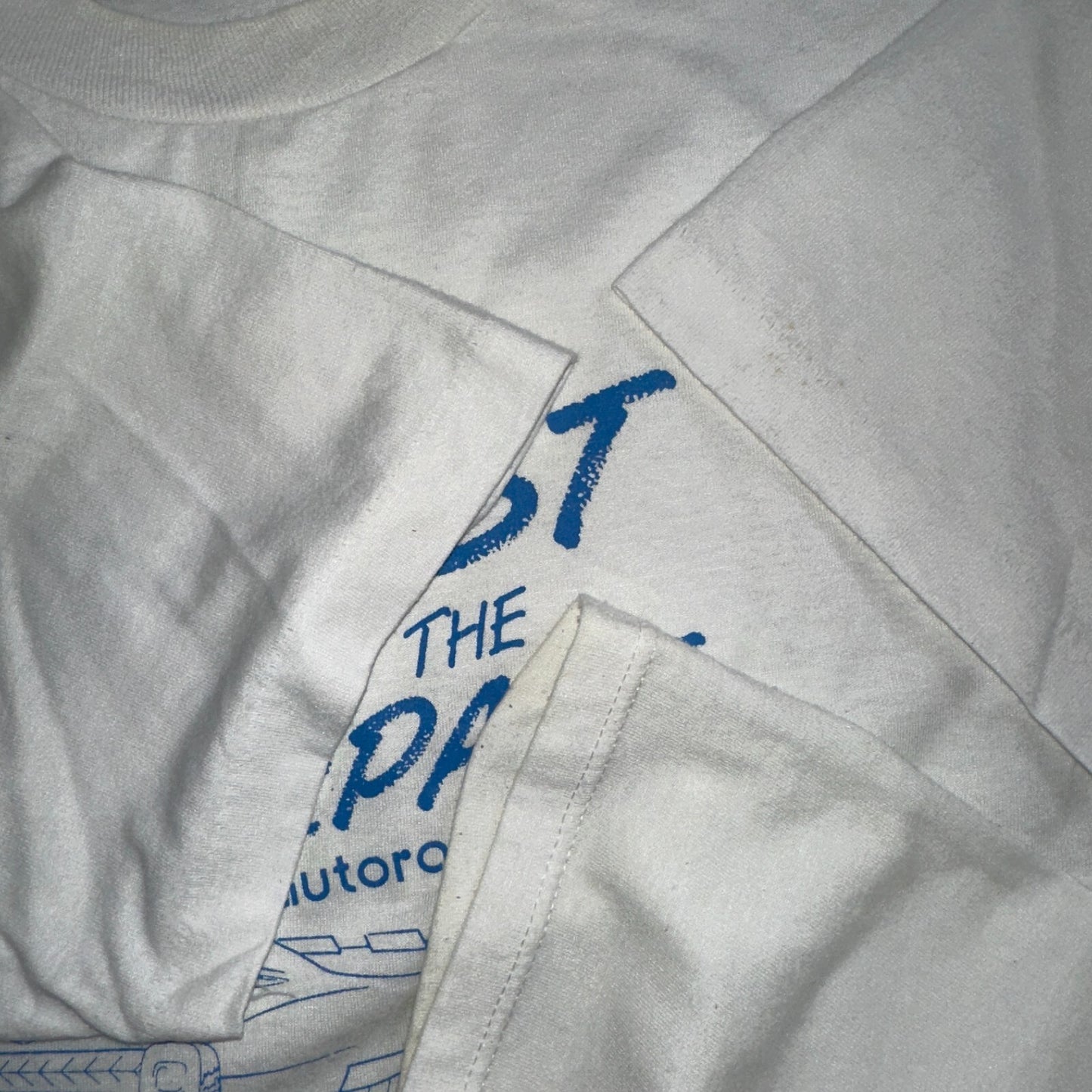 Blast For The Past Jerzees 80s VTG T Shirt Car Back To Future 1980s Graphic Art