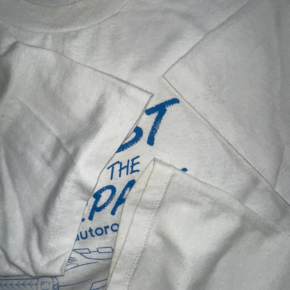 Blast For The Past Jerzees 80s VTG T Shirt Car Back To Future 1980s Graphic Art