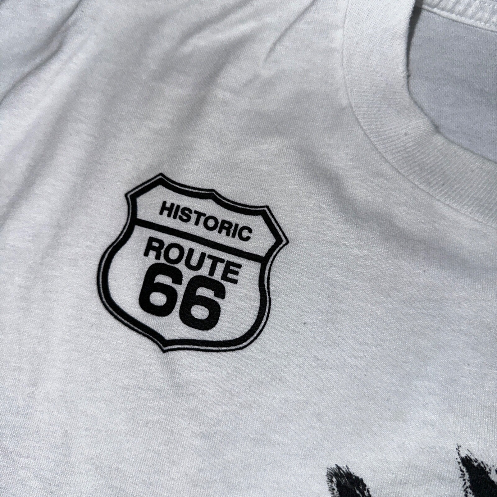 Oatman Arizona Route 66 VTG T Shirt Burro Cactus Flowers Route Cute Donkey Horse