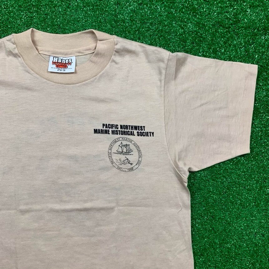 Nike Vintage T Shirt Japan Shipwreck Run 80s 10k Run Geisha Tan Sports Jordan