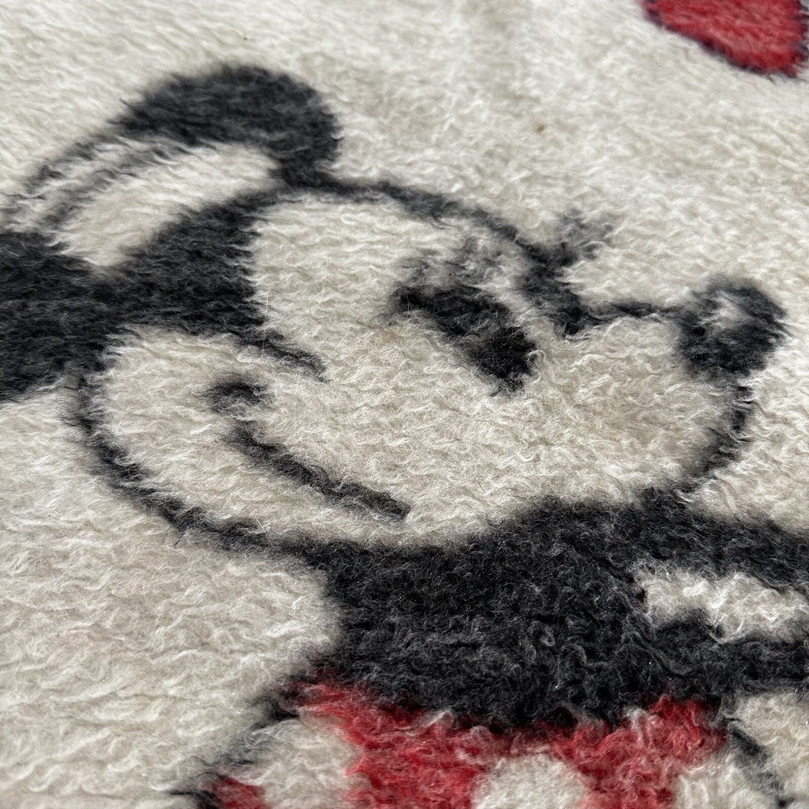 VTG Biederlack Disney Mickey Minnie Reversible Infant Throw Blanket 1984 80s