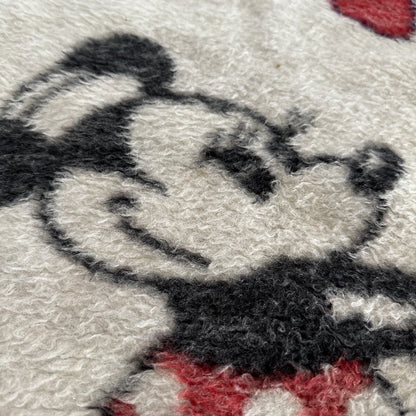 VTG Biederlack Disney Mickey Minnie Reversible Infant Throw Blanket 1984 80s
