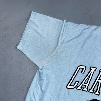 Carolina Tarheels 80s VTG T Shirt Blue UNC 1980s College University Graphic XL