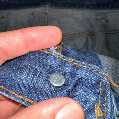 Levis 501 Vintage 80s Redline Selvedge USA XX Jeans Med Wash 48x30 Act 44x25
