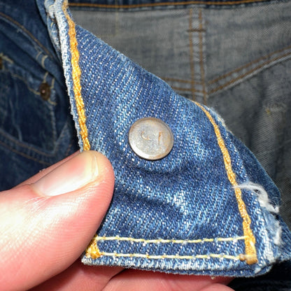 Levis 501 Big E Vintage 60s Redline Selvedge USA XX 1960s Jeans 66 Act 26x24