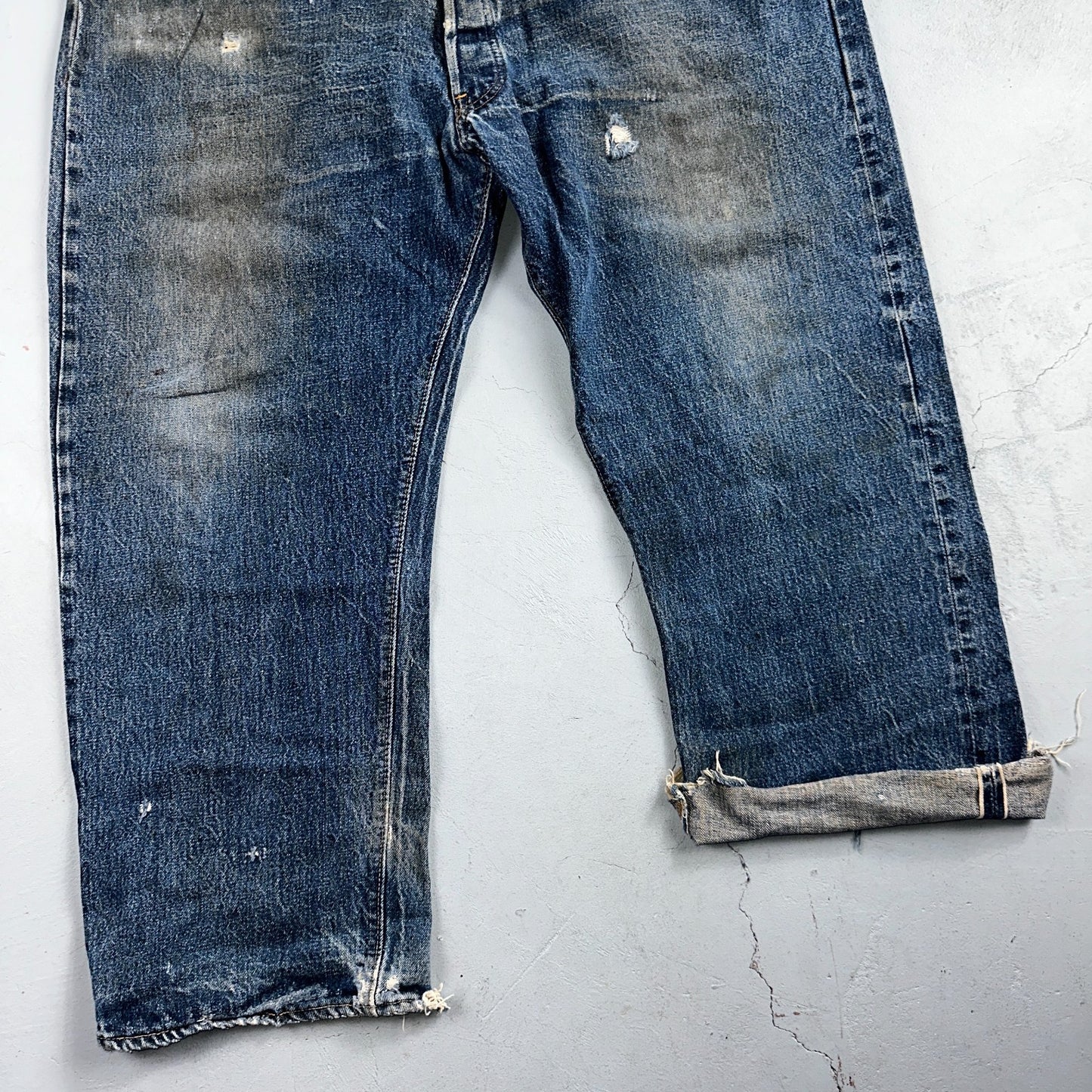 Levis 501 Vintage 70s SS Redline Selvedge USA XX Jeans Med Wash 48x30 Act 44x26