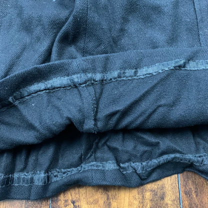 Vintage USA Rockabilly Womens Dress Black Skirt 60s 70s Top Bottom Sanforized