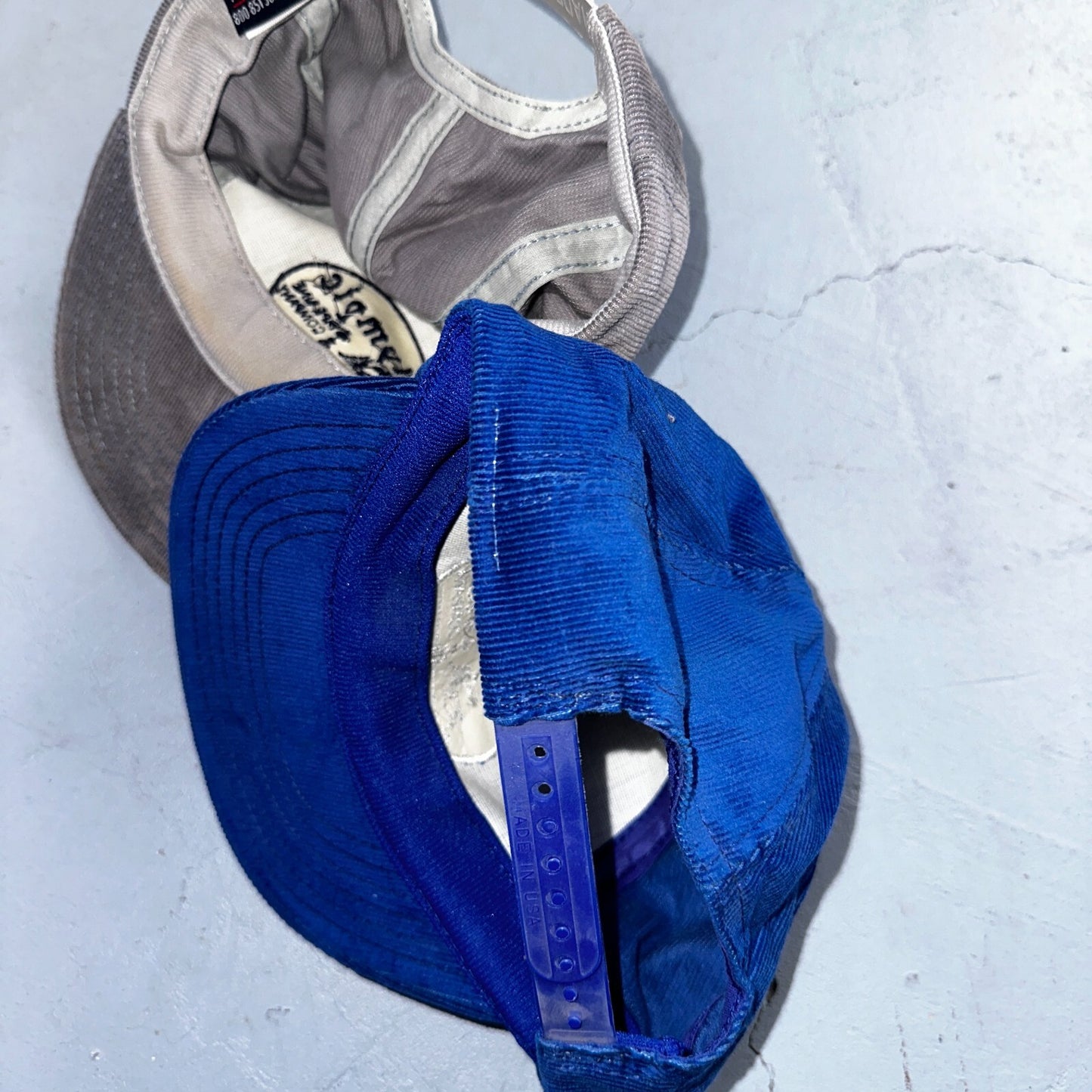 Olympic Pipeline Company VTG Hat Cap Snapback Oregon Corduroy RAM USA Lot 2