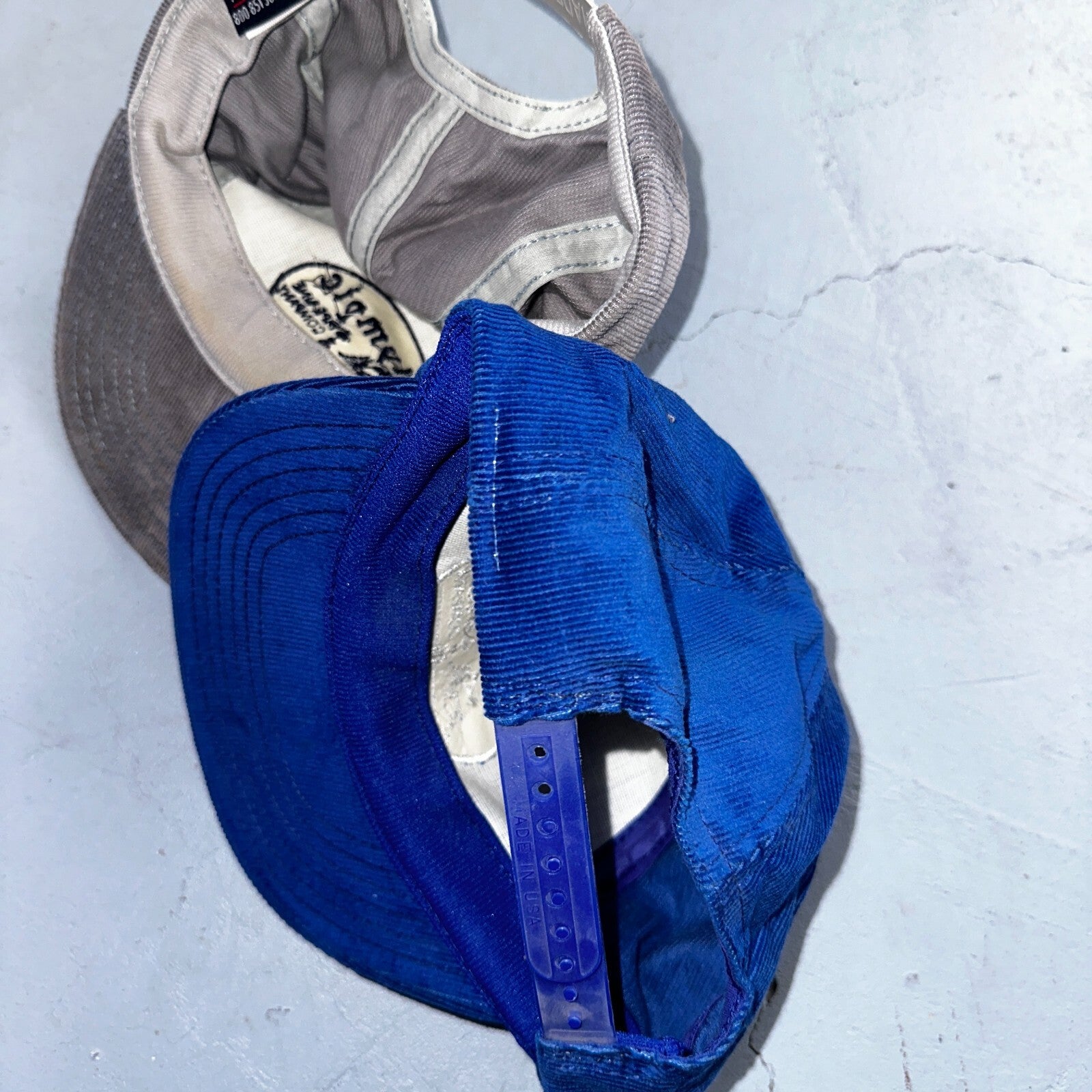 Olympic Pipeline Company VTG Hat Cap Snapback Oregon Corduroy RAM USA Lot 2