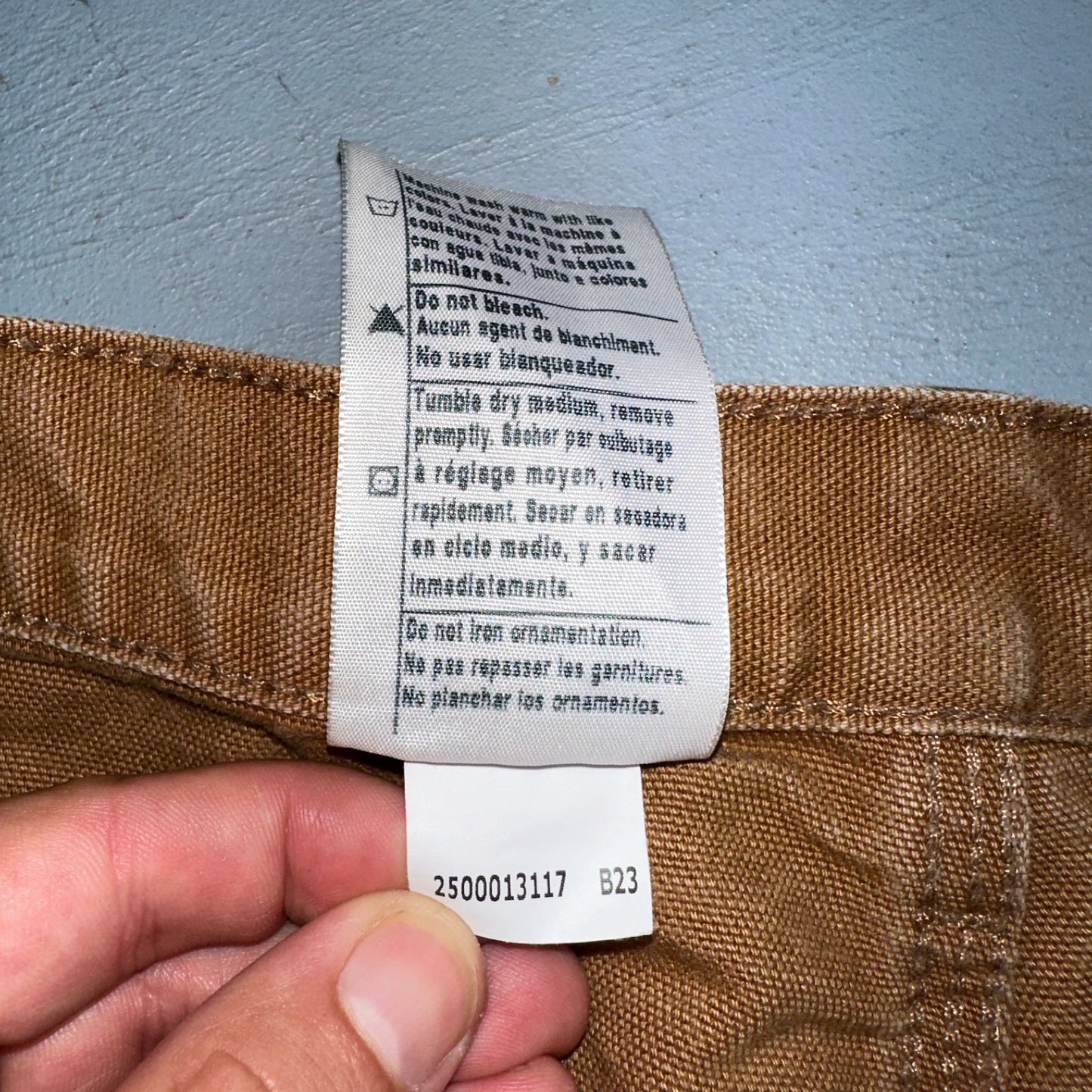 Carhartt VTG Double Knee Carpenter Pants Y2K B01 B136 BRN Brown 40x30 Act 39x29