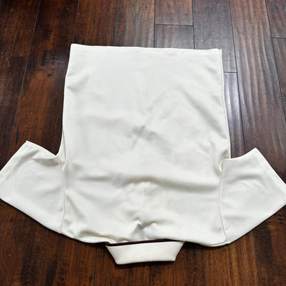 Vintage Jantzen Classic Look White Polo Shirt Single Stitch Size L 1970s 70s