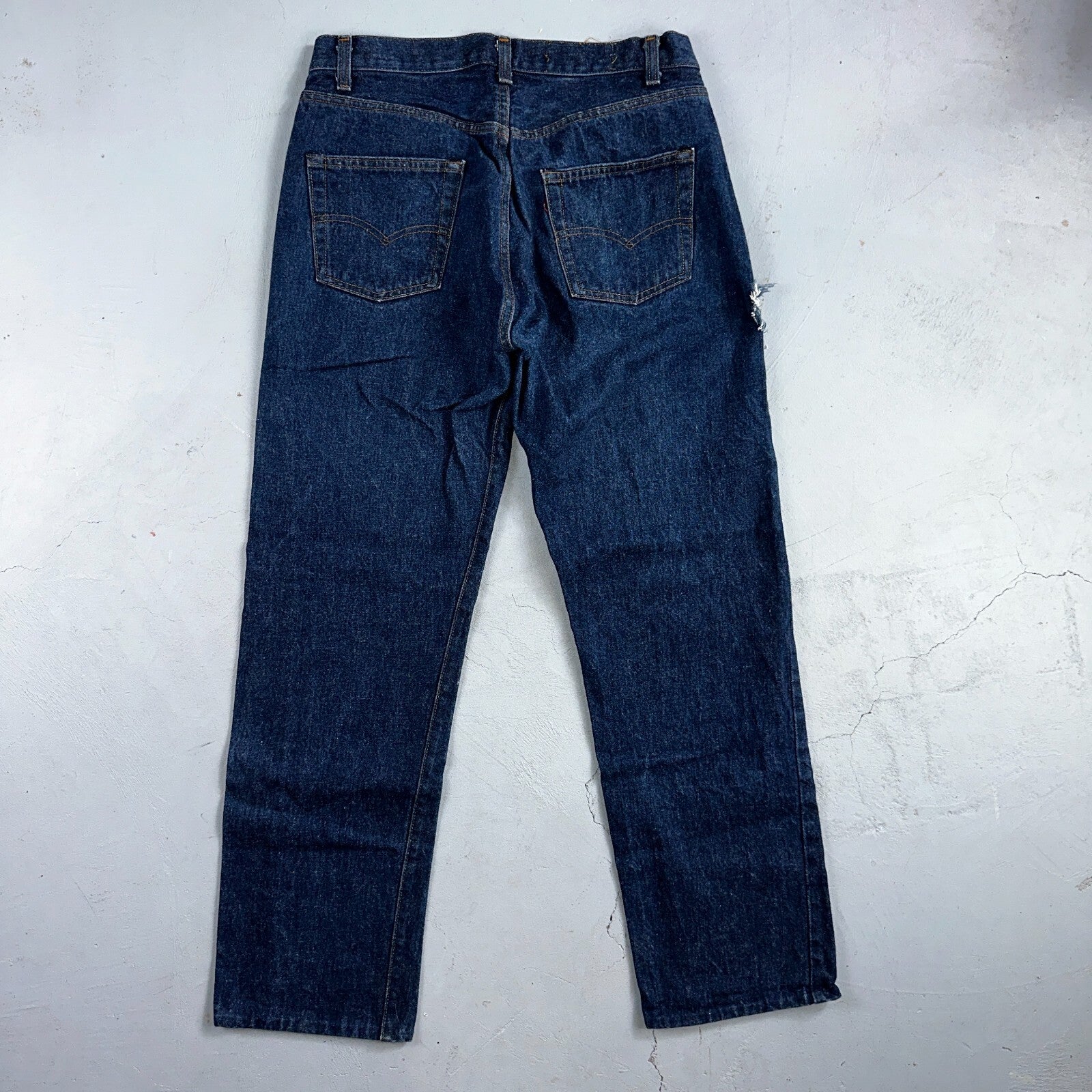 Levis 501 Vintage 80s USA XX Straight Leg Jeans Blue Dark Wash 34x34 Act 30x29