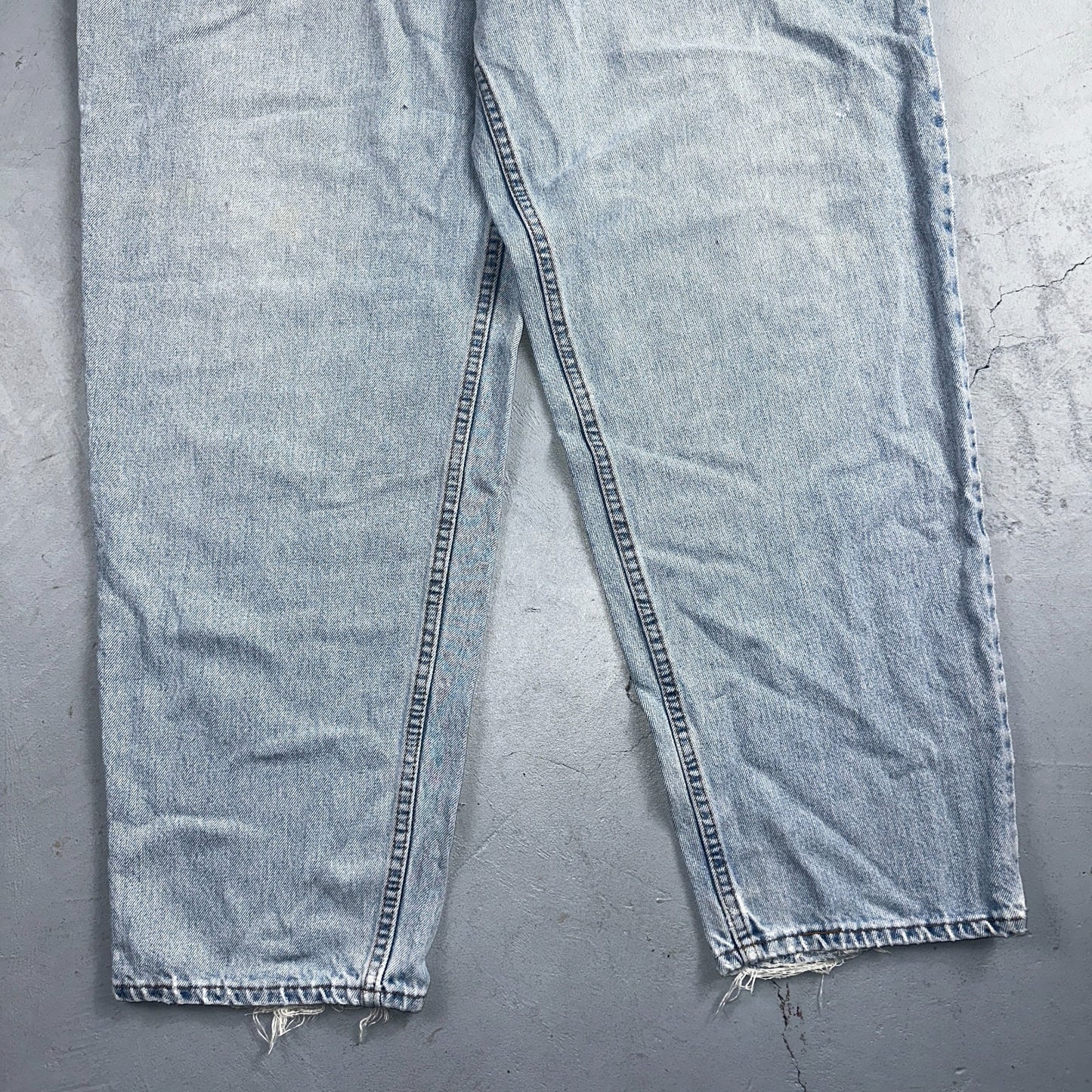 Levis 570 Jeans Mens 40x32 Blue Baggy Wide Loose Denim Pants Tapered 39x30