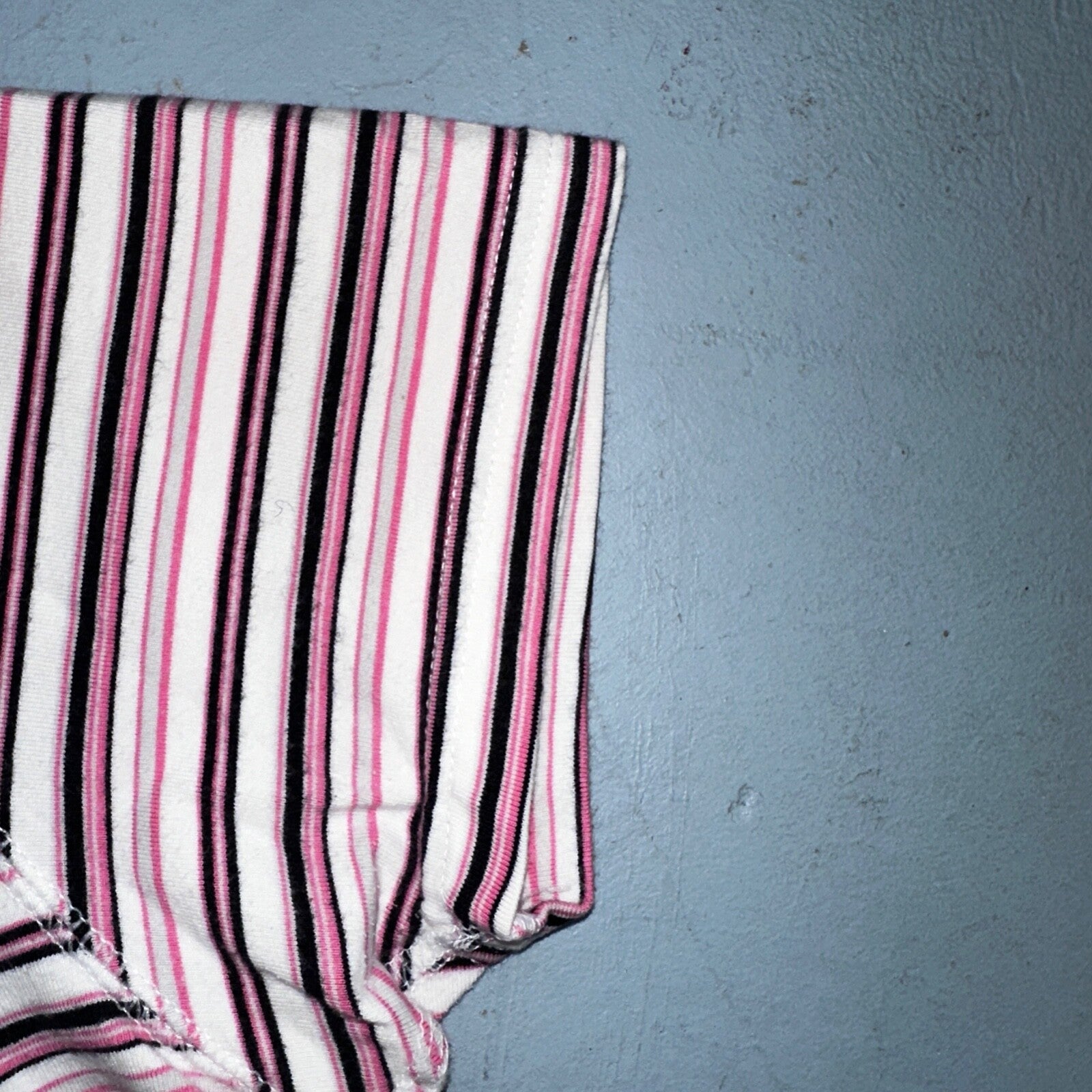 Nike Striped Y2K VTG T Shirt Womens Large Pink Purple Sports Cute Silver Tag