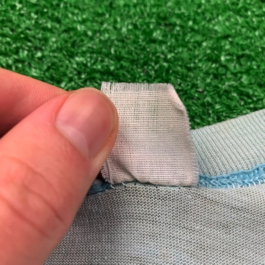 Nike Vintage T Shirt USA 70s 80s Quad Swoosh Block Print Running Oregon Geisha