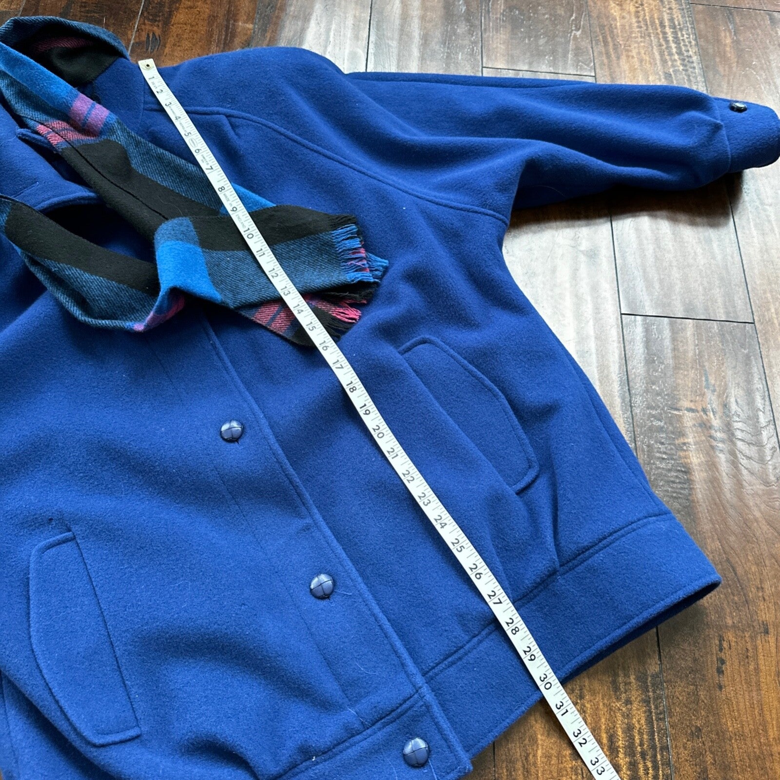 VTG Ferncroft Women's Fleck Blazer Jacket USA Union Made Sz 14 80s Pea Coat