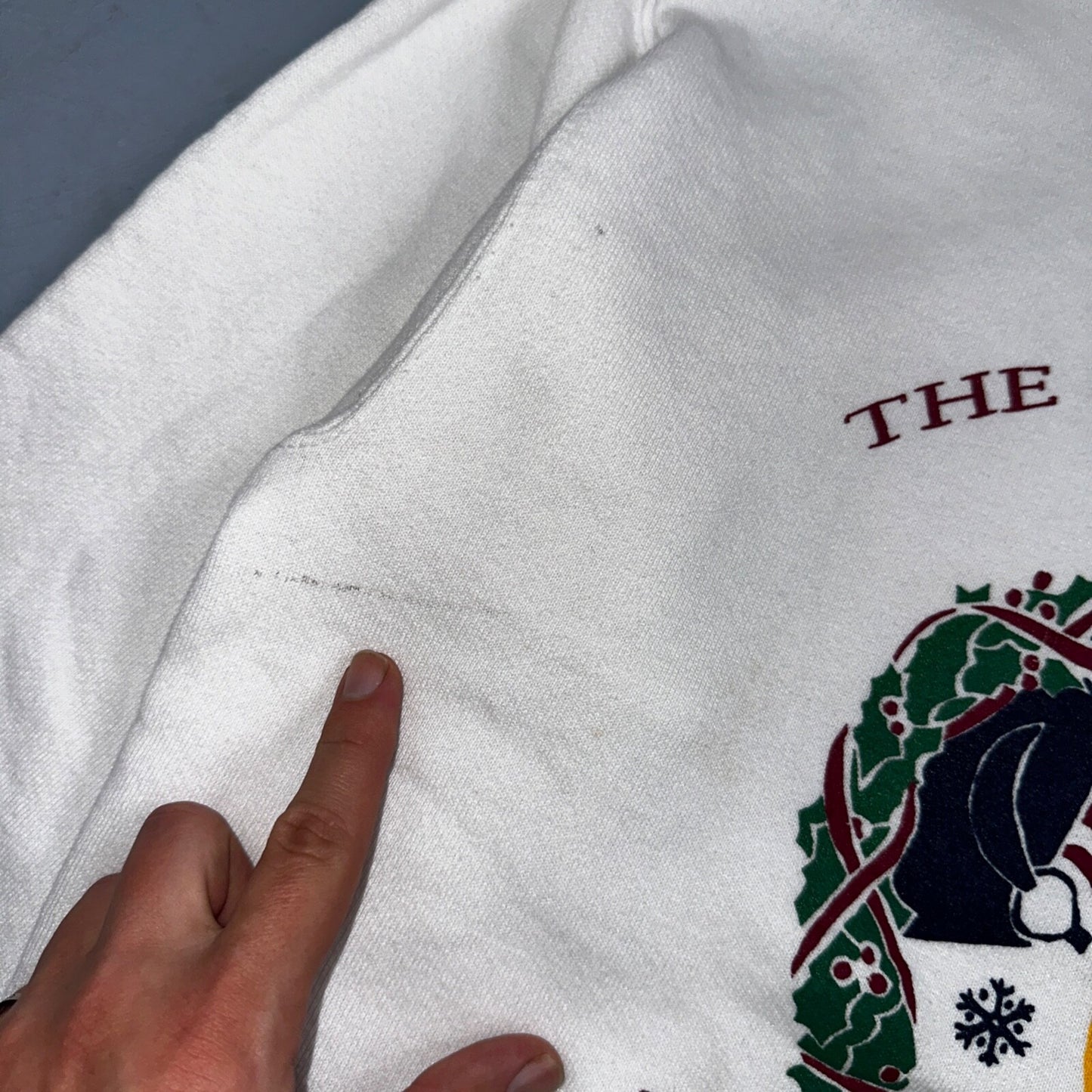 Oneita Nutcracker Salem Oregon USA Sweatshirt VTG Crewneck XL Winter Christmas