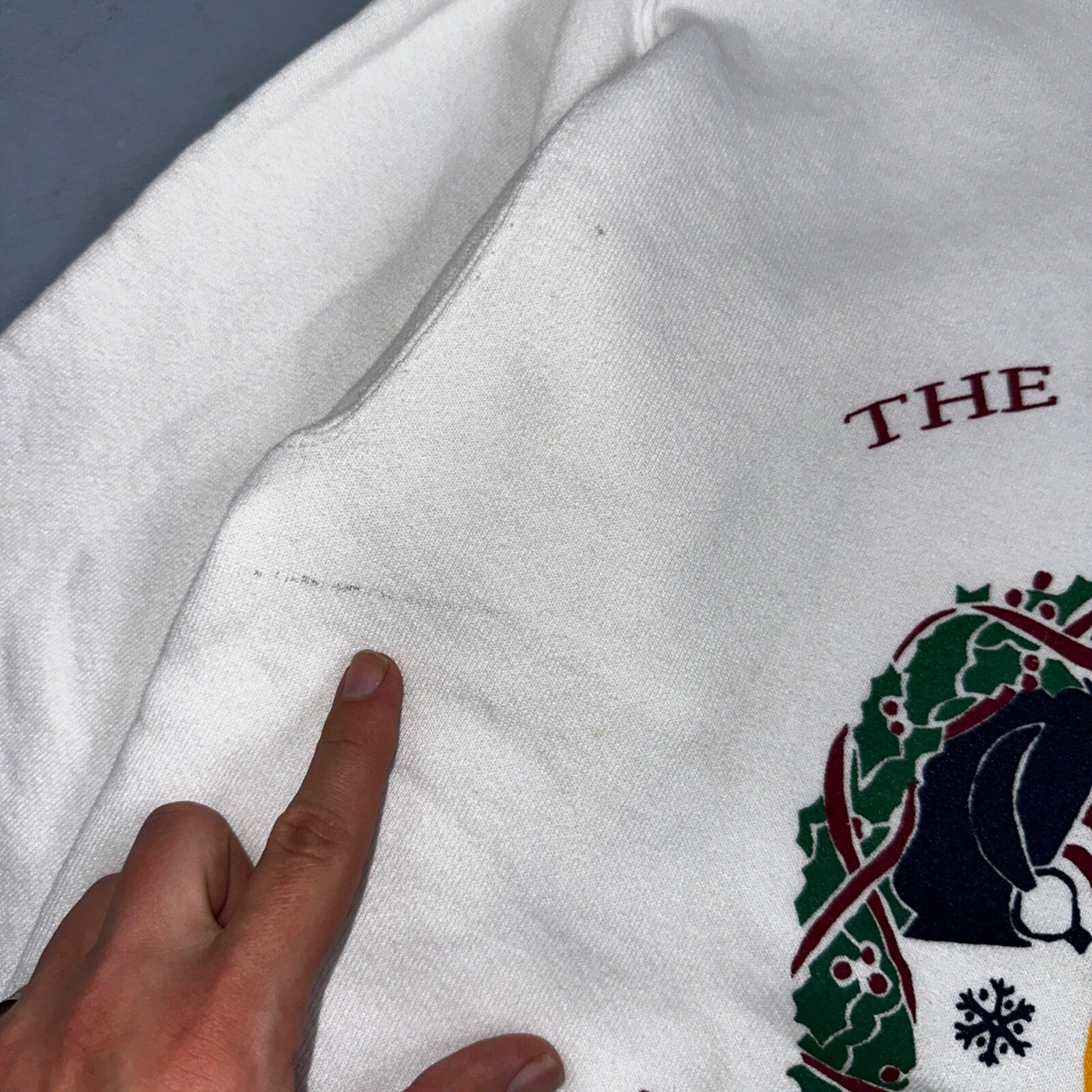 Oneita Nutcracker Salem Oregon USA Sweatshirt VTG Crewneck XL Winter Christmas