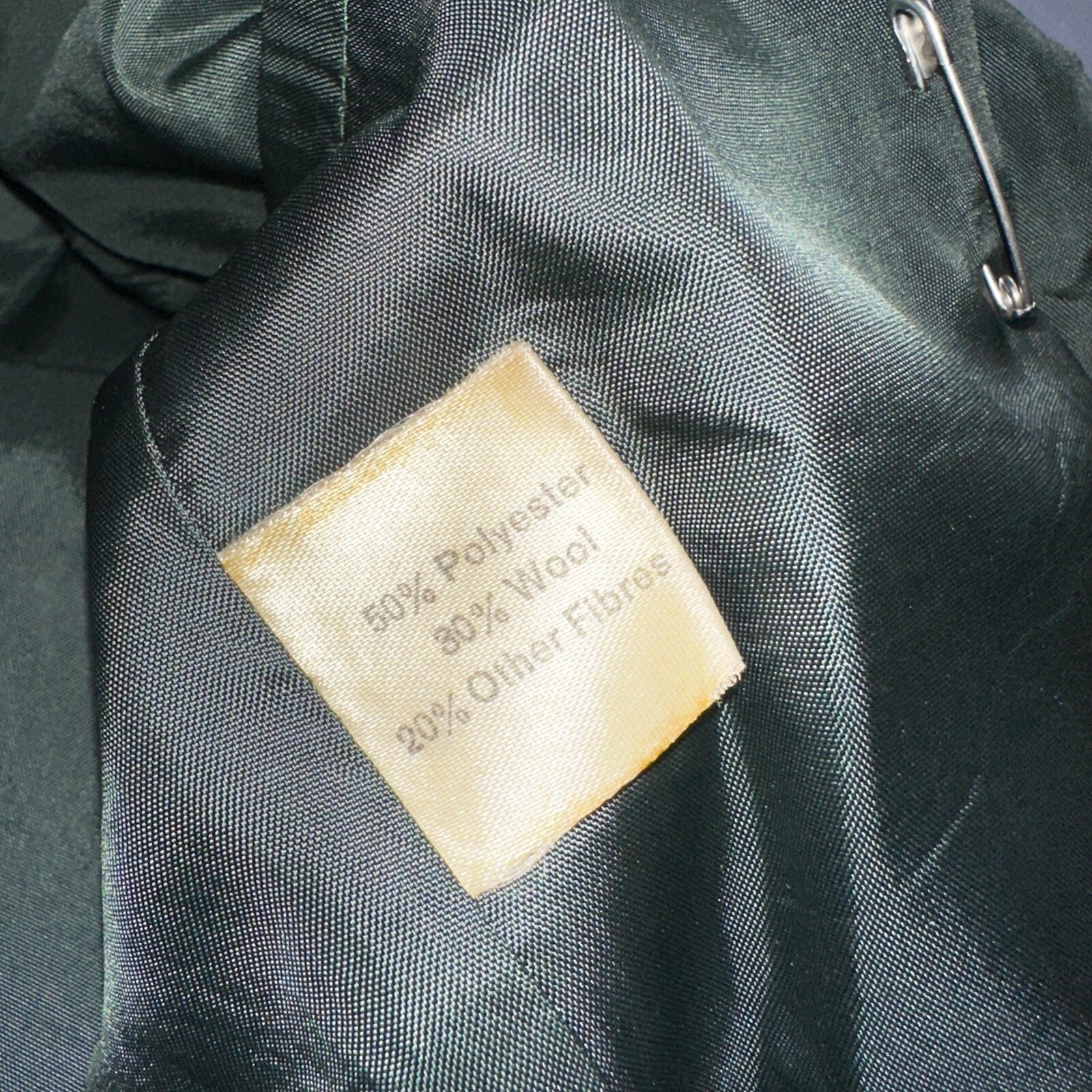 VTG Mens Suit 42 Jacket Sport Coat Rockabilly 80s 70s Wool Stripe Brown Short