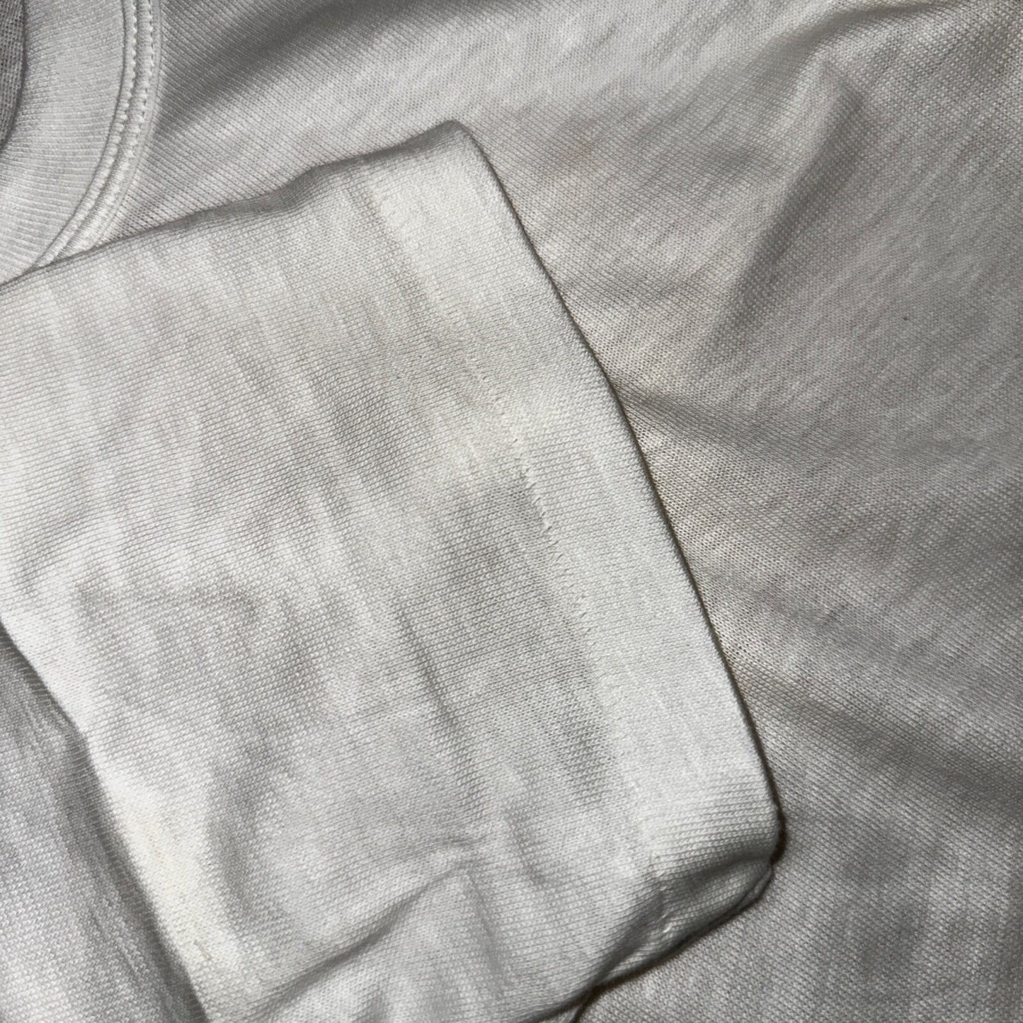 1960s Hanes Vintage White Blank T Shirt Mens Rockabilly Lot Of 6 Pack 60s 50s