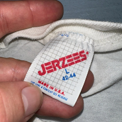 Cheap Beer Montana Tech Wild Times Buff Guy VTG T Shirt 80s Quote Funny Graphic