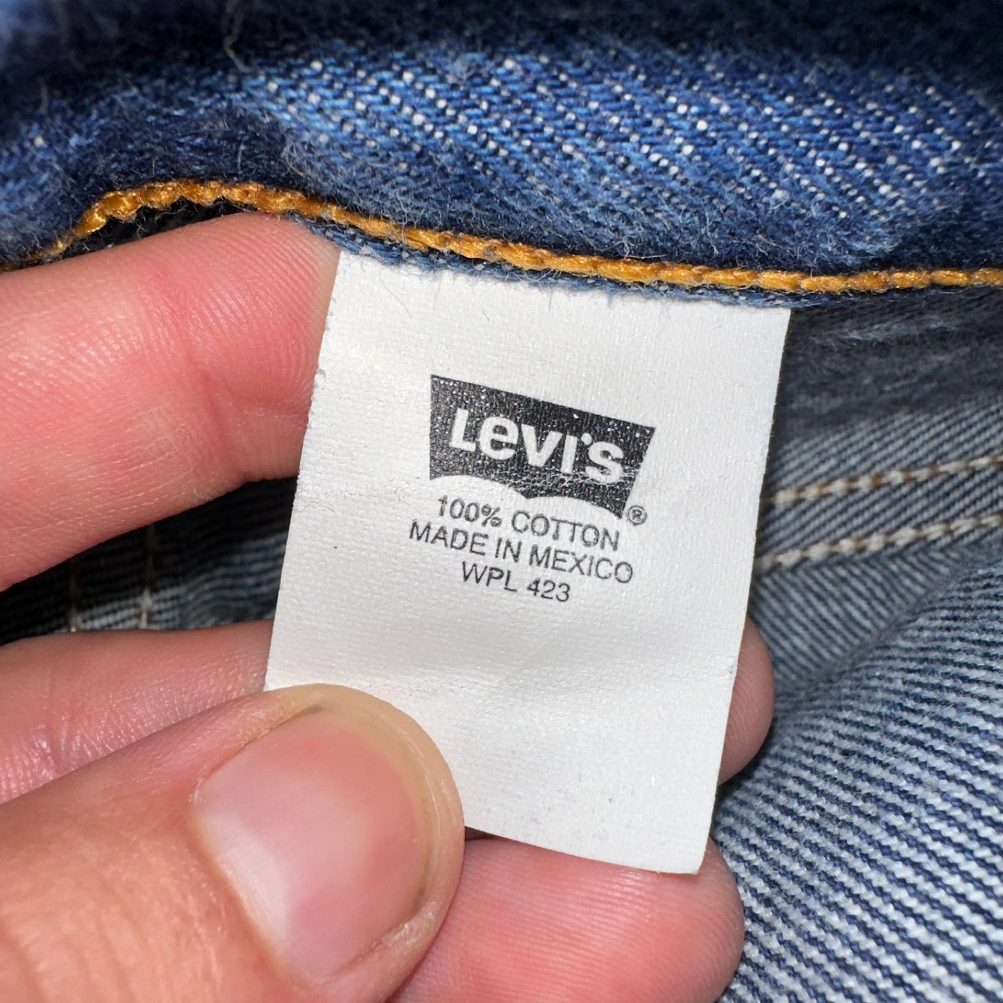 Levis 501 Vintage Y2K 90s XX Straight Leg Jeans Blue Med Wash 34x31 Act 32x27