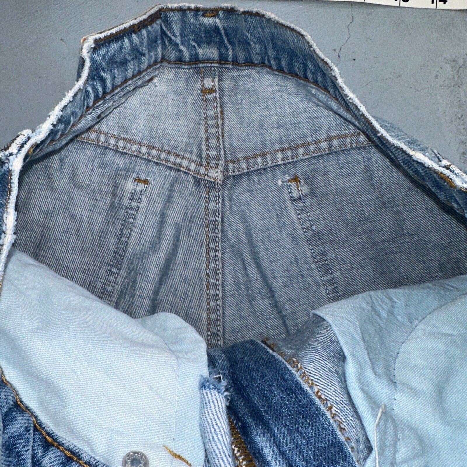 Levis 517 Vintage 80s USA Orange Tab Bootcut Flare Blue Worn Jeans Act 32x30