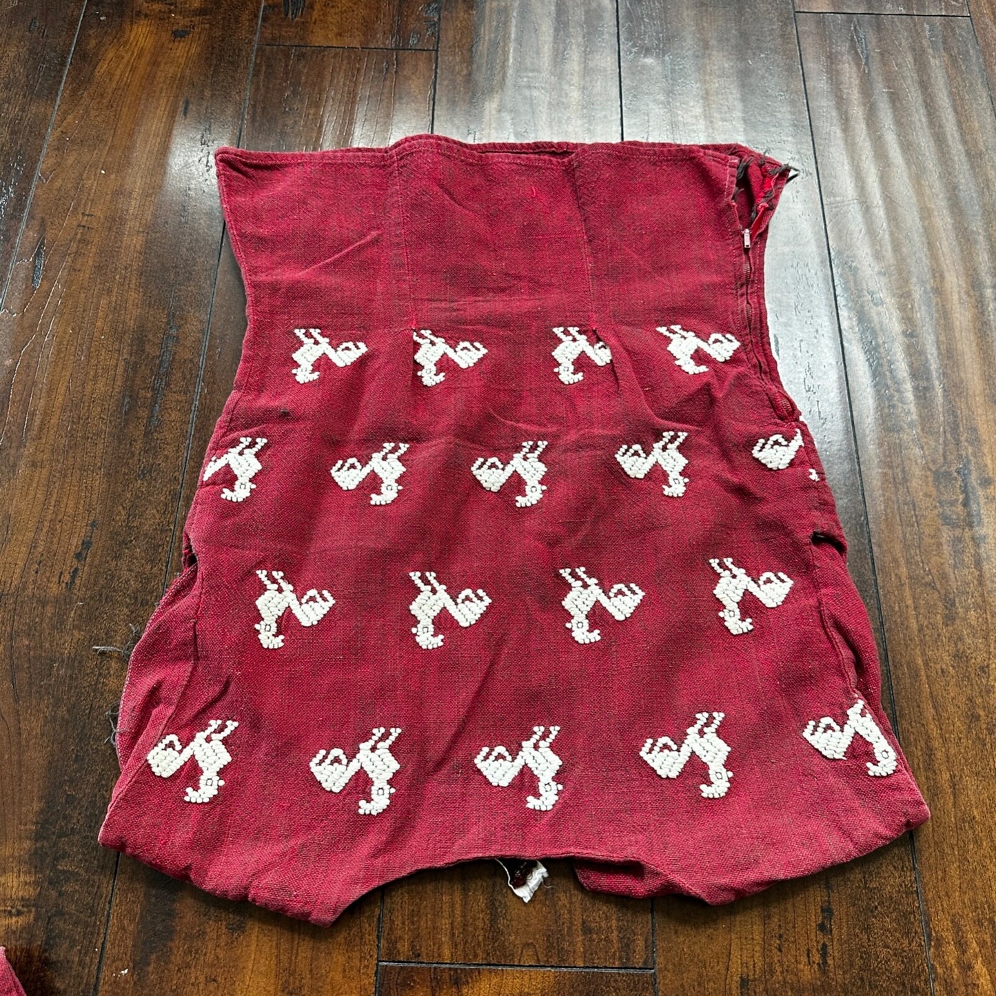 Vintage USA Rockabilly Womens Dress Shirt Skirt 60s 70s Guatemala Rigalt Mexico