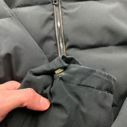 Vince Camuto Men's Hooded Down Puffer Jacket Small Black Warm To Vest Winter