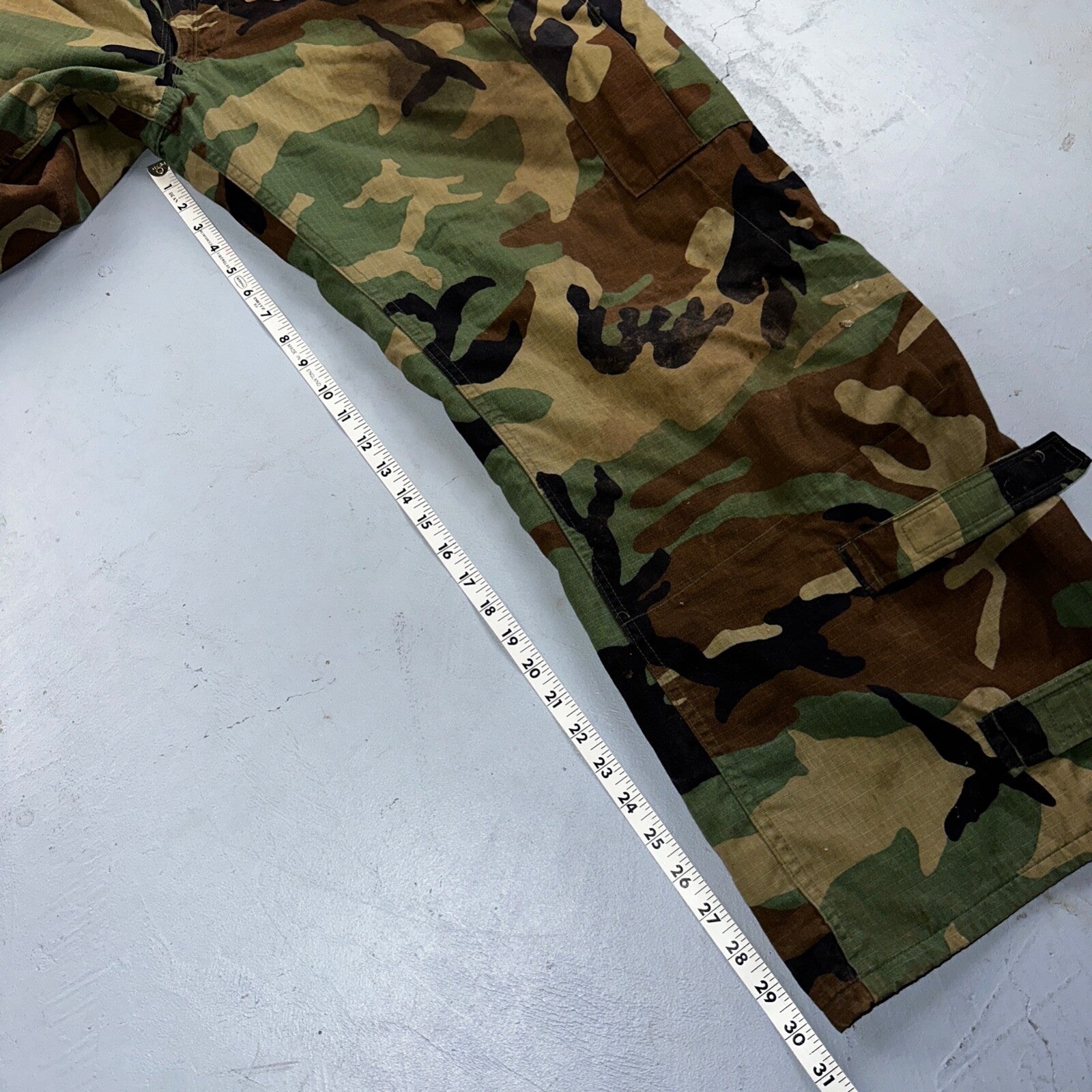 US Army Air Overgarment Chemical Protective Trousers Woodland Camouflage Large