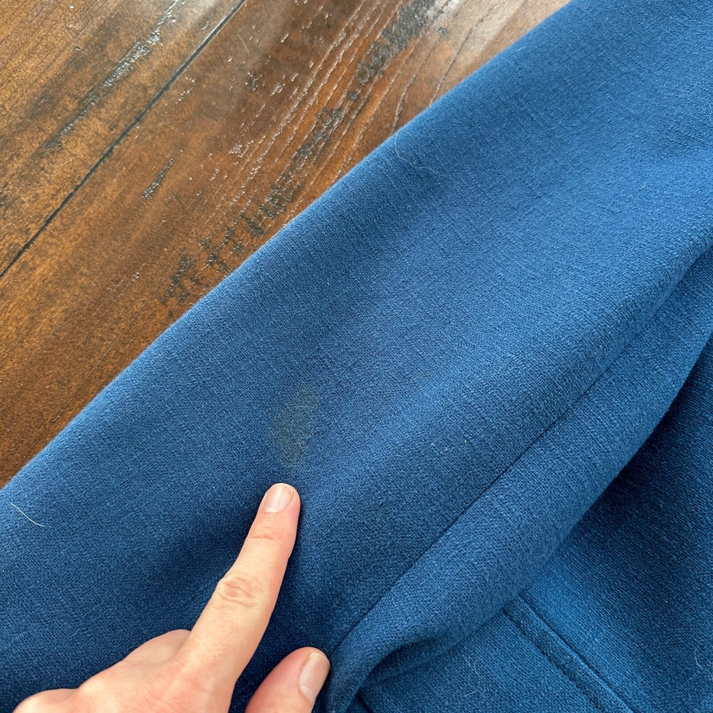 VTG Pendleton Jacket Blazer Men's 42 Blue 100% Pure Virgin Wool USA Western 70s