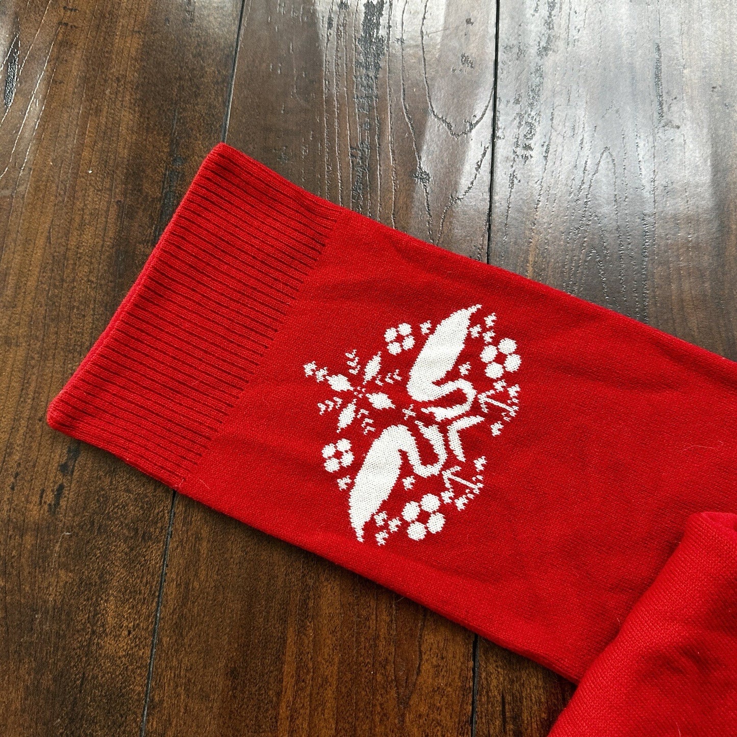 VTG Adidas Scarf Beautiful Red Colors Neo Label Soft Sports Athletic Swans