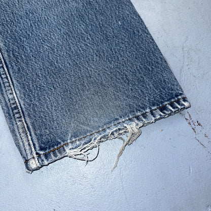 Levis 501 Vintage 90s XX Straight Leg Mexico Jeans 38x34 Light Wash Act 35x31